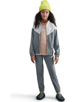 Nike Dri-Fit Παιδικό Σετ Φόρμας Γκρι HQ9315-084