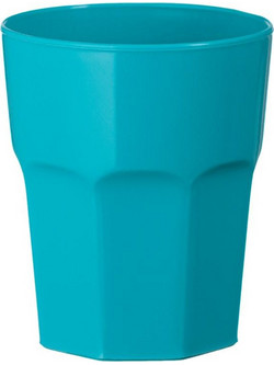 Ποτήρι Πλαστικό Τιρκουάζ 330ml 1210254