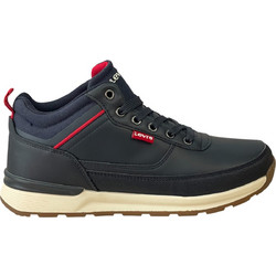 Levi's Ascot Παιδικά Μποτάκια Navy Μπλε Κόκκινα Δερμάτινα VASC0111S-0040
