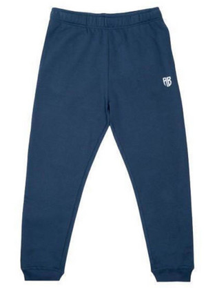 Antetokounbros Ανδρικό Παντελόνι Φόρμας Fleece με Λάστιχο Navy Μπλε APCD352M05B