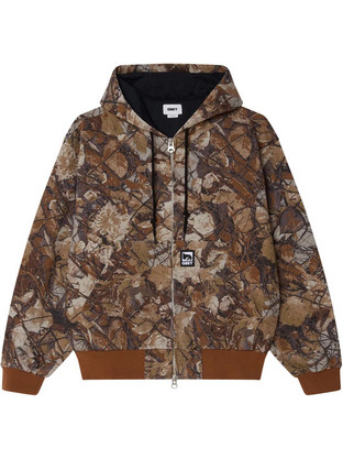 Obey Ανδρικό Μπουφάν Χειμωνιάτικο Bomber Καφέ 121800593-FCM
