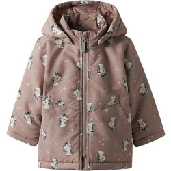 Name It Unicorn Παιδικό Μπουφάν Χειμωνιάτικο Softshell Αδιάβροχο Αντιανεμικό Nude Καφέ 13242820