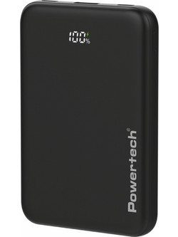 Powertech PT-1502 Power Bank 10000mAh 22.5W με Θύρα USB-A & 2 Θύρες USB-C Quick Charge 4.0 & Power Delivery Black