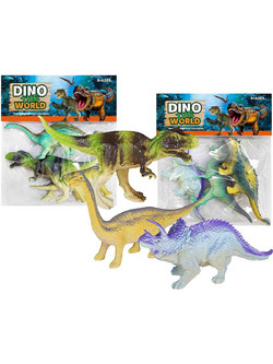 ToyMarkt Σετ Δεινόσαυροι Διάφορα Σχέδια 3τμχ 913662