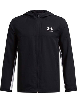 Under Armour Αθλητικό Παιδικό Μπουφάν Χειμωνιάτικο Softshell Αδιάβροχο Μαύρο 1390154-001