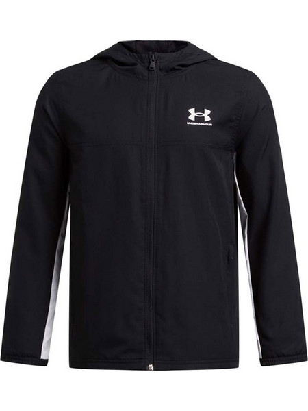 Under Armour Αθλητικό Παιδικό Μπουφάν Χειμωνιάτικο Softshell Αδιάβροχο Μαύρο 1390154-001