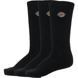 Dickies Ανδρικές Κάλτσες Ψηλές Μαύρες 3Pack DK0A4X82BLK