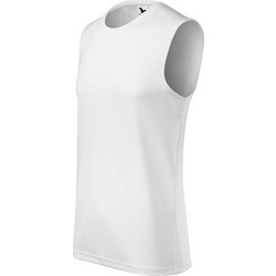 Malfini Ανδρικό Αθλητικό T-Shirt Λευκό MLI-82000