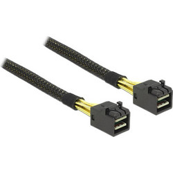 DeLOCK 83386 Καλώδιο Σκληρού Δίσκου mini SAS to Mini SAS 0.5m Black