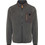 Funky Buddha Ανδρική Ζακέτα Fleece με Φερμουάρ Γκρι FBM012-054-06