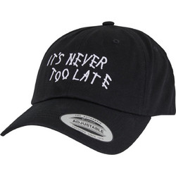Mister Tee Never Too Late Ανδρικό Καπέλο Jockey Υφασμάτινο Μαύρο MT3905-00007