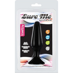 Lovetoy Lure Me Slim Πρωκτική Σφήνα 12.5cm Μαύρη