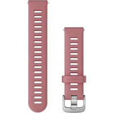 Garmin Quick Release 18mm Λουράκι Σιλικόνης Pink / Silver