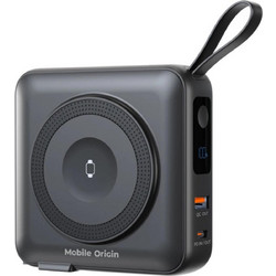 Mobile Origin 3in1 Wireless Magsafe Power Bank 10000mAh 20W με Θύρα USB-A & Θύρα USB-C Black