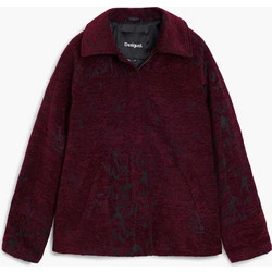 Desigual Γυναικείο Ημίπαλτο Μάλλινο Μπορντό 25WWEW50-3006