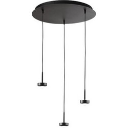 Ondaluce Ekos EKOS/ Κρεμαστό Φωτιστικό Οροφής Τρίφωτο LED με Θερμό Λευκό Φως 3-LUCI
