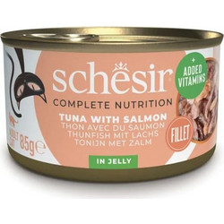 Schesir Complete & Balanced with Tuna & Salmon in Jelly 85gr