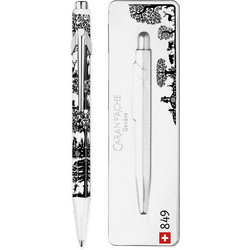 Caran d'Ache 849 Totally Swiss Paper Cut Medium Στυλό Διαρκείας 1mm Μπλε 233.330169