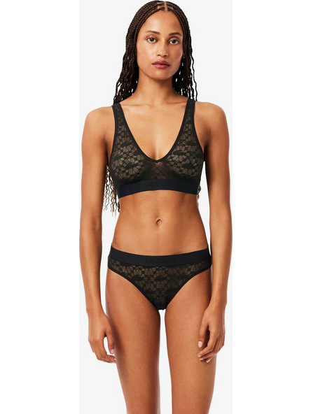 Lacoste Bralette χωρίς Μπανέλα Μαύρο IF1063