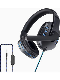 Ovleng P3 Gaming Headset Over Ear Black Blue