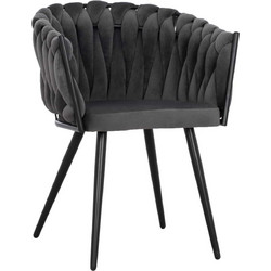 HomeMarkt Luanda Καρέκλα Τραπεζαρίας 2τμχ HM8741.01