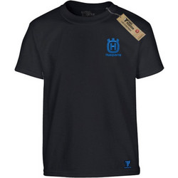 Takeposition Moto Husqvarna Παιδικό T-Shirt Κοντομάνικο Μαύρο 214-806-9041