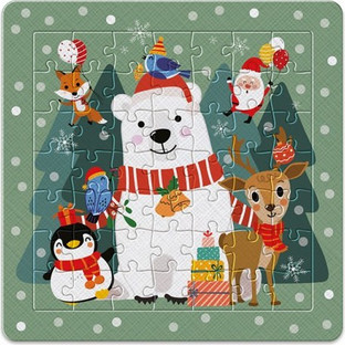 Παιδικό Puzzle interDRUK Christmas Time 49 Κομμάτια