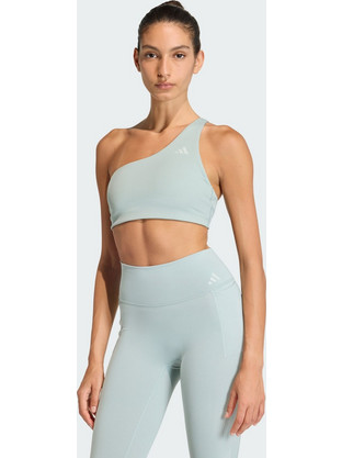 Adidas Optime Workout Αθλητικό Μπουστάκι με Μέτρια Στήριξη & Αφαιρούμενη Ενίσχυση Γαλάζιο KB4387