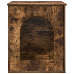 vidaXL Ξύλινo Σπιτάκι Γάτας 53x52x62cm Καφέ 8000712