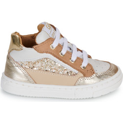 GBB Enora Παιδικά Sneakers Μποτάκια Καφέ Χρυσά AN613-13