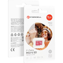 Forcell F-Data microSD 16GB Class 10 U3 UHS-I