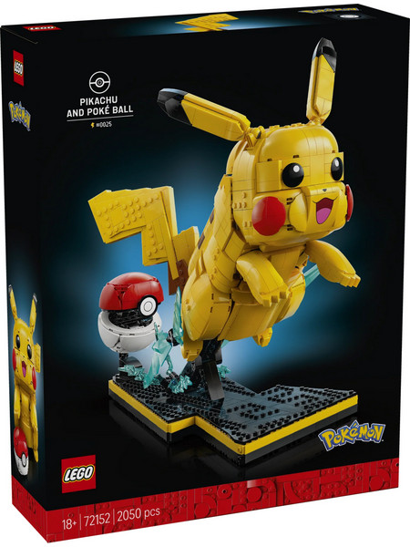 Lego Pokemon Pikachu & Poke Ball για 18+ Ετών 72152