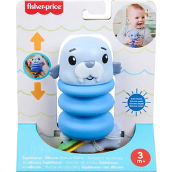 Fisher-Price Squishseas Walrus Κουδουνίστρα για 3+ Μηνών