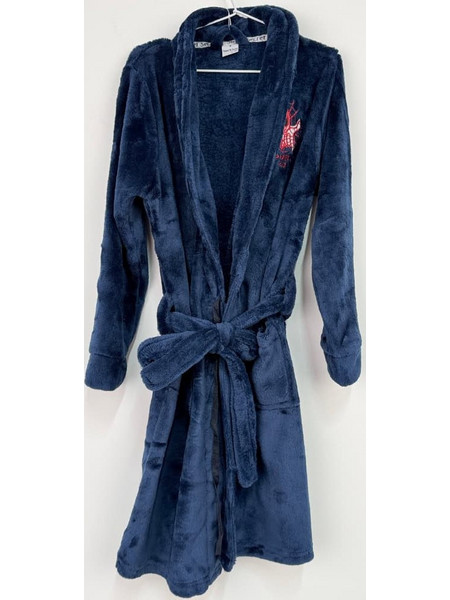 Sweet Secret Παιδική Ρόμπα Fleece Χειμωνιάτικη Navy Μπλε Z4058