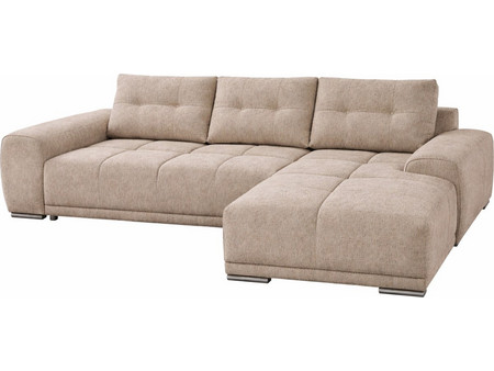 HomeMarkt COMFYRA Γωνιακός Καναπές Κρεβάτι Δεξιά Γωνία Μπεζ 270x181x75cm HM3336.03R
