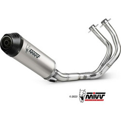 MIVV Oval Σετ Εξάτμισης για Kawasaki Z 650 με Σιγαστήρα Titanium