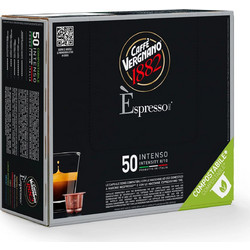 Caffe Vergnano Κάψουλες Espresso Intenso Συμβατές με Μηχανή Nespresso 50τμχ