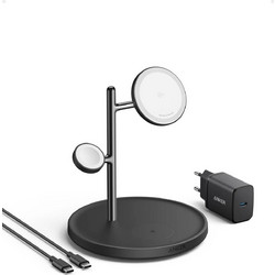 Anker MagGo 3in1 Ασύρματος Φορτιστής Qi2 Pad 15W