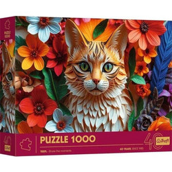 Puzzle Trefl Paper Art Cat 1000 Κομμάτια