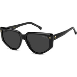 Carrera CA3082/S 807/IR Γυναικεία Γυαλιά Ηλίου Cat Eye Κοκάλινα Μαύρα με Μαύρο Φακό