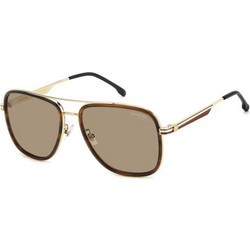 Carrera CA3089/S EX4/70 Ανδρικά Γυαλιά Ηλίου Aviator Μεταλλικά Χρυσά με Καφέ Φακό