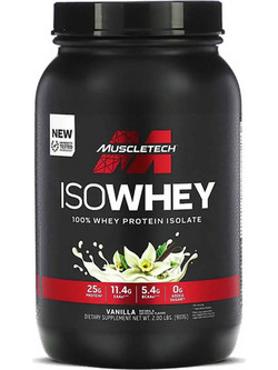 MuscleTech ISO Whey Vanilla Πρωτεΐνη Ορού Γάλακτος 907gr