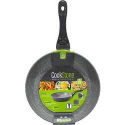 Gusto Casa Cookstone Τηγάνι Ανοξείδωτο Αντικολλητικό Επίστρωση Πέτρας 26cm COOKSTONE652405