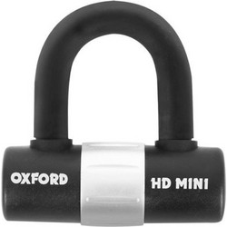 Oxford HD Mini Shackle Κλειδαριά Δισκόφρενου Μηχανής 14mm Μαύρη