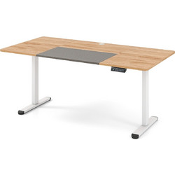 Costway Gaming Γραφείο Ξύλινο Ρυθμιζόμενο Ύψος 140x70x116cm JV13221DE-NA