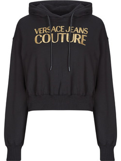 Versace Γυναικείο Φούτερ με Κουκούλα Μαύρο 79HAIT02CF01TG89