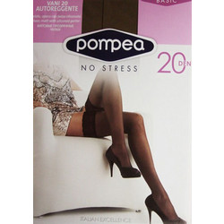 Pompea Γυναικείες Κάλτσες Ψηλές Ταμπά 90720460