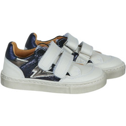 GBB Παιδικά Sneakers Λευκά Navy Μπλε Ασημί AM326-12