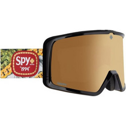 SPY Megalith 3100000000536 Μάσκα Σκι & Snowboard Ενηλίκων Μαύρη με Φακό Καθρέπτη Πορτοκαλί
