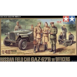 Tamiya Russian Field Car GAZ-67B & Officers Συναρμολογούμενο Πλαστικό Μοντέλο Αυτοκίνητου 1:48